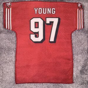 **NEW** Bryant Young SAN FRANCISCO SF 49ers Niners NFL RALLY TOWEL Football